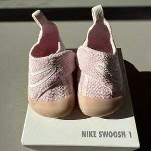 Nike Kids Light Pink Slip-On Sneakers